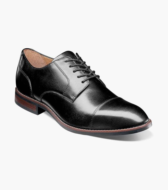 Fifth Ave Flex Cap Toe Oxford Men’s Dress Shoes | Nunnbush.com