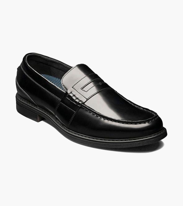 Lincoln Moc Toe Penny Loafer Men's Dress Shoes | Nunnbush.com