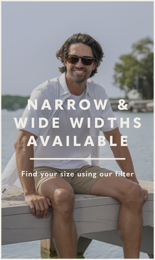 Extended Widths category. Wide widths are available! FInd your size using our filter. 