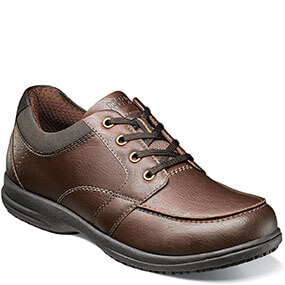 mens leather oxford work shoes