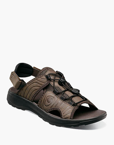 Huck Bungee Slide Sandal in Brown for $80.00