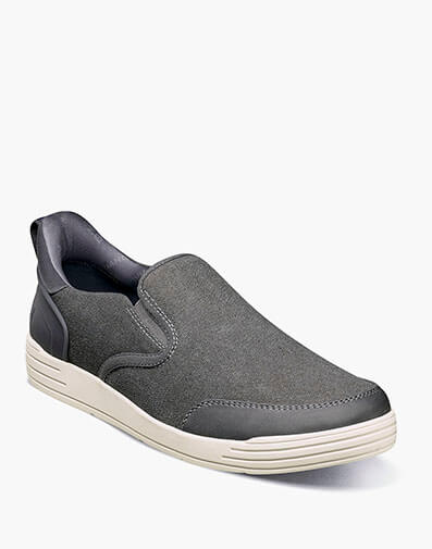 KORE City Walk EZ Canvas Moc Toe Slip On in Cement Canvas for $80.00