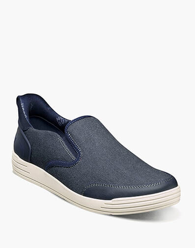 KORE City Walk EZ Canvas Moc Toe Slip On in Blue Denim for $80.00